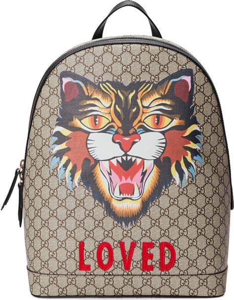 gucci backpack cat